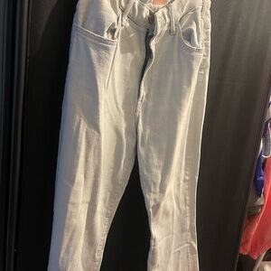 Mother Denim The Hustler Ankle Fray Jeans